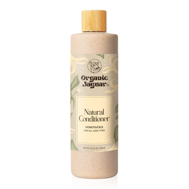 Organic Jaguar front packaging showing clean label and honeysuckle promise