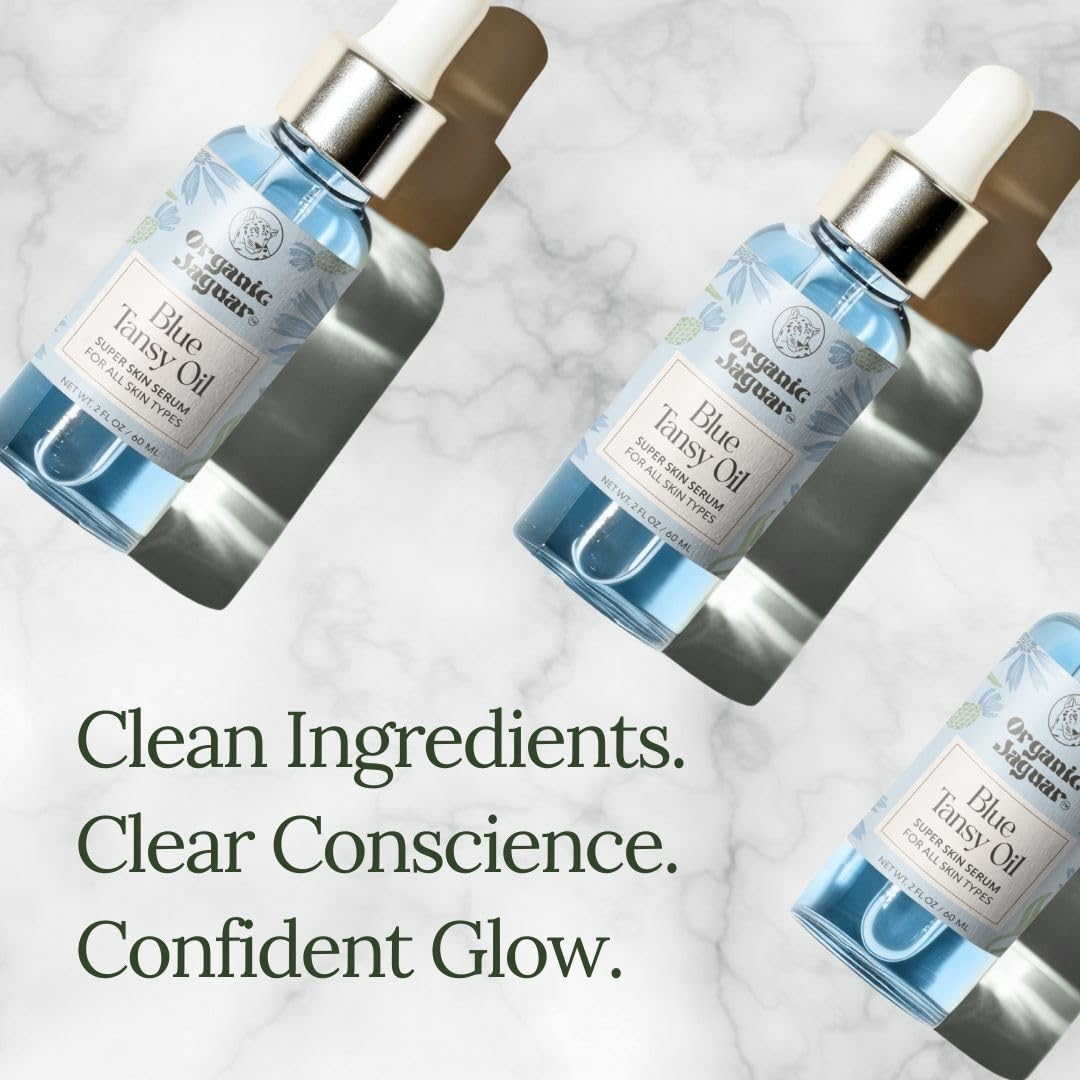 Organic Jaguar serum on bedside table as part of nighttime routine for skin nourishment