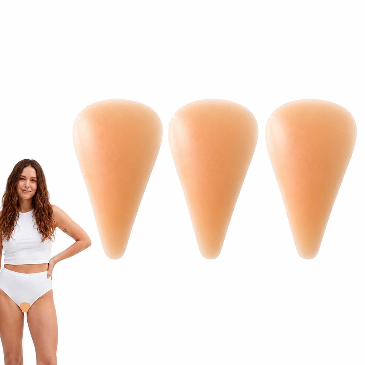 ORGOT front view of three-pack packaging showing discreet inserts and benefits