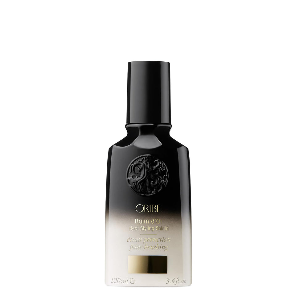 Oribe Balm D'Or front packaging showing 3.4 oz and label benefit