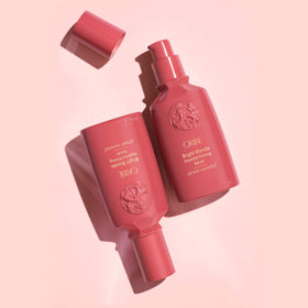 ORIBE pump close-up highlighting easy dosing and controlled application