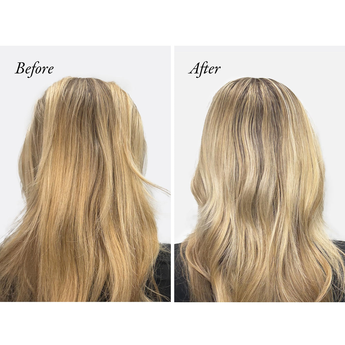 Oribe Bright Blonde creamy texture close-up showing rich pigment and coverage benefit