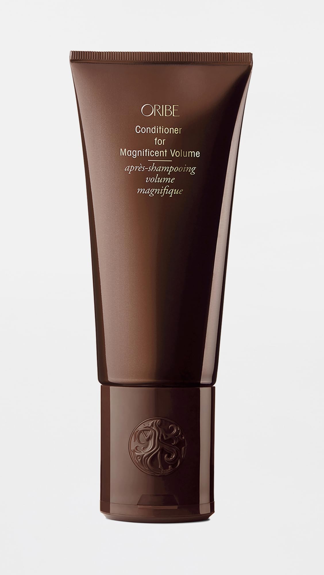 Oribe gel-cream texture close-up displaying lightweight conditioning