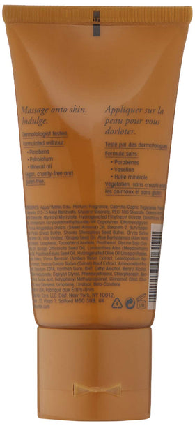 Oribe cream texture close-up displaying rich, creamy consistency that hydrates and softens skin