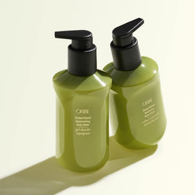 ORIBE back label ingredient detail showing nourishing formulation benefits