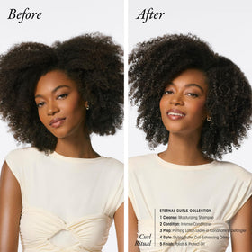 Oribe Eternal Curls close-up of product dispensed to show rich detangling slip