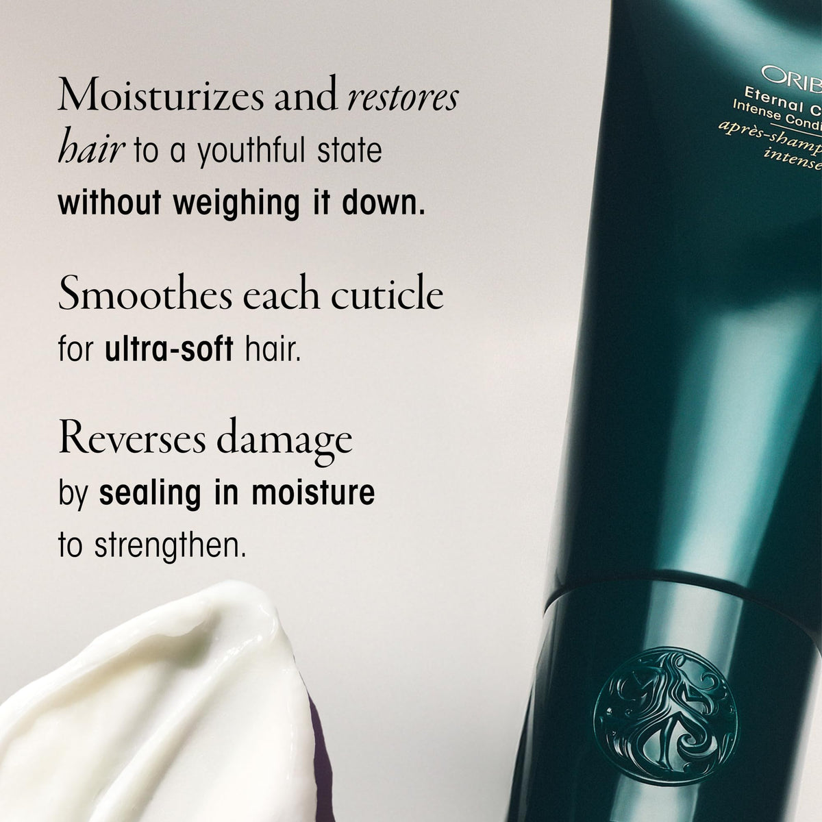 Oribe Eternal Curls ingredients displayed to show nourishing, restorative benefits
