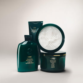 Oribe Eternal Curls with complementary products showing premium routine setup