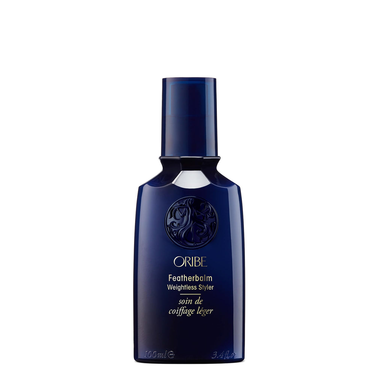 Oribe Featherbalm front packaging showing brand and size for quick identification and benefit