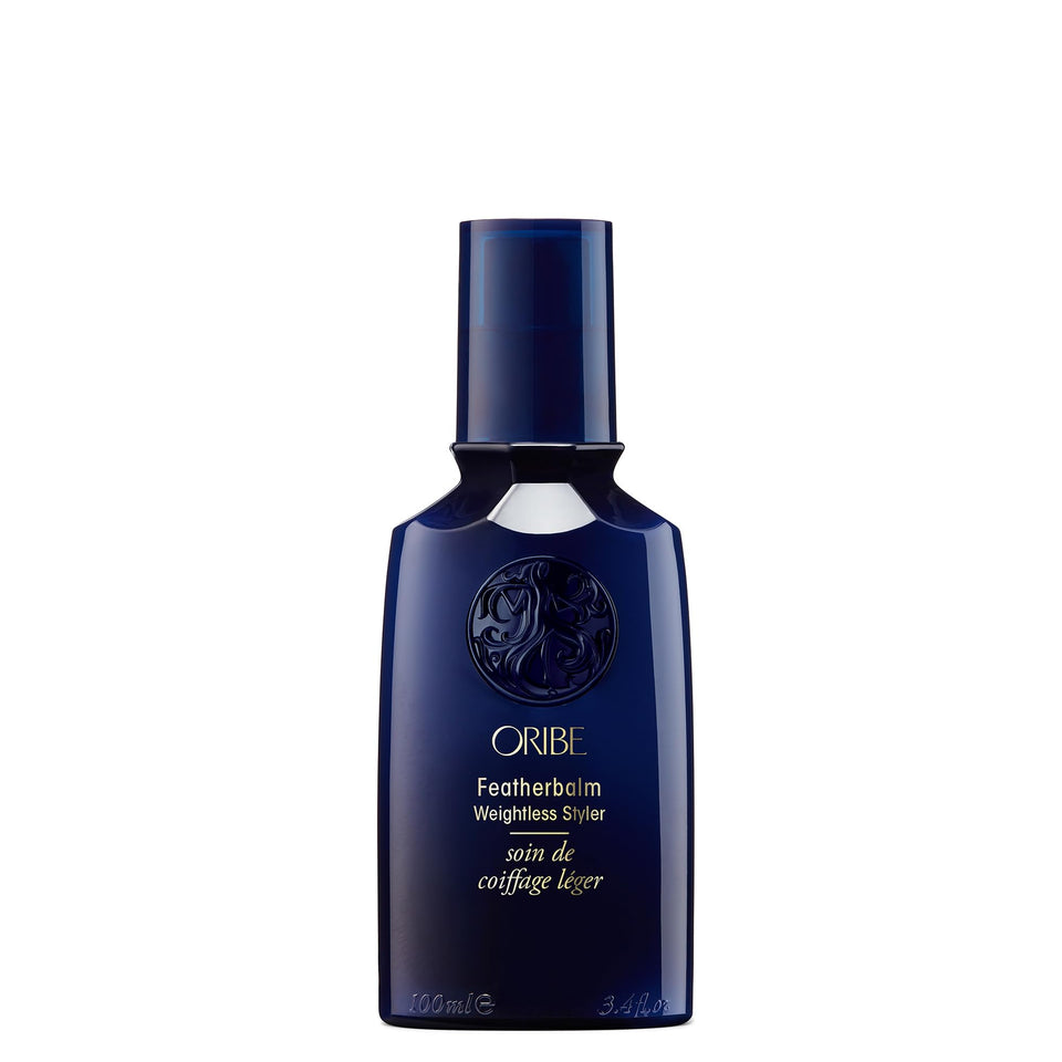 Oribe Featherbalm front packaging showing brand and size for quick identification and benefit