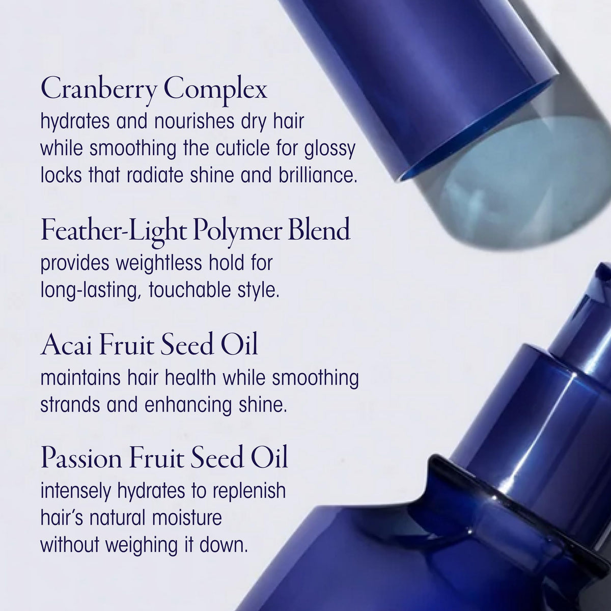 Hand applying Oribe Featherbalm demonstrating easy distribution for weightless styling