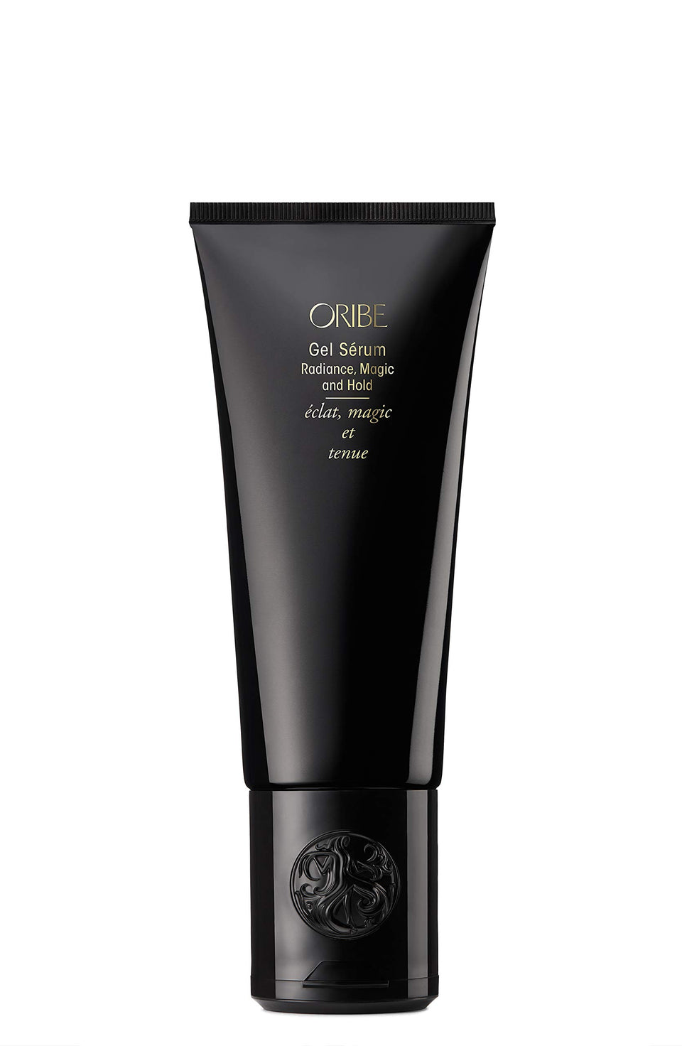 Oribe front bottle showing elegant packaging and glossy finish benefit