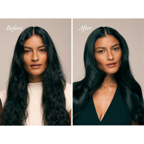 Oribe gel-serum texture close-up showing smooth consistency for easy application
