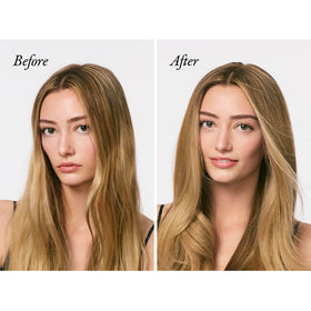 Oribe Gold Lust applied to hand illustrating quick absorption and non-greasy finish