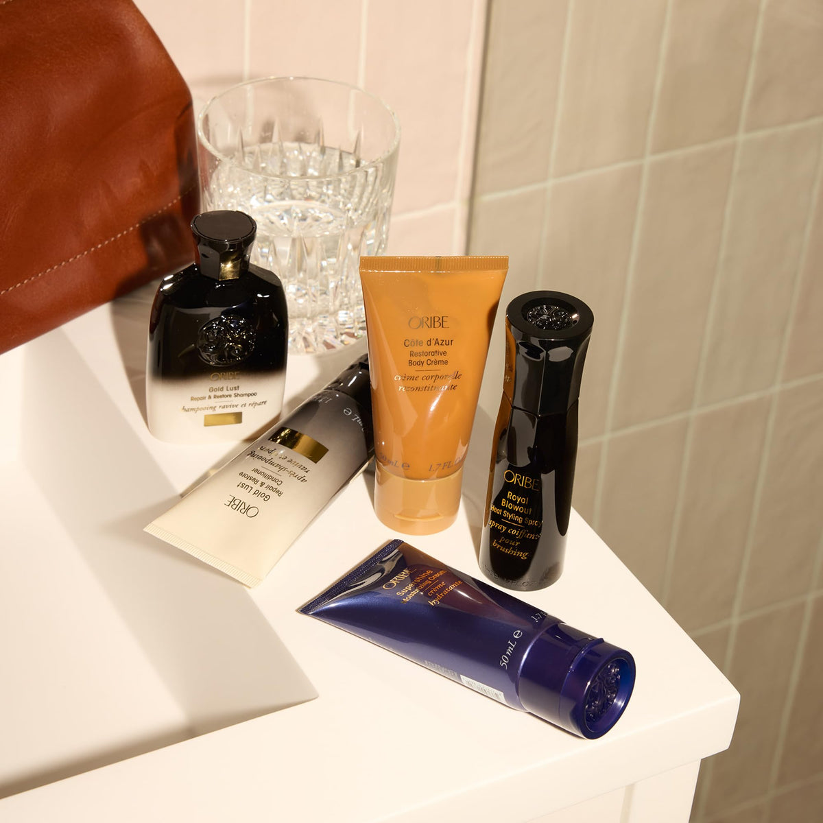 Oribe Gold Lust in salon shampooing scene illustrating professional treatment benefit