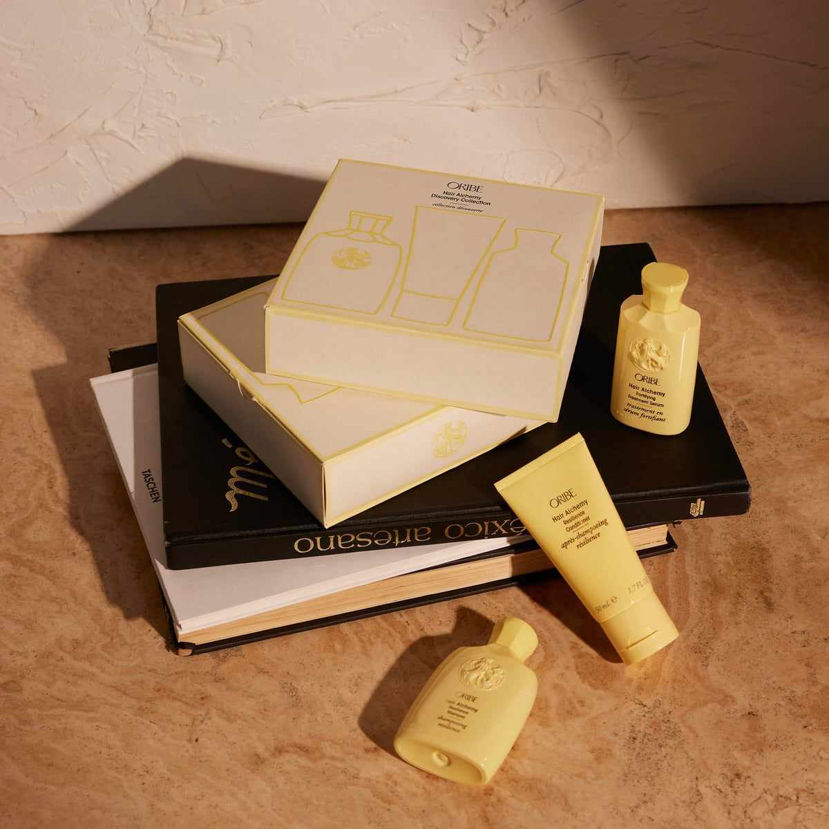 ORIBE Côte d’Azur fragrance notes display suggesting fresh, lasting scent