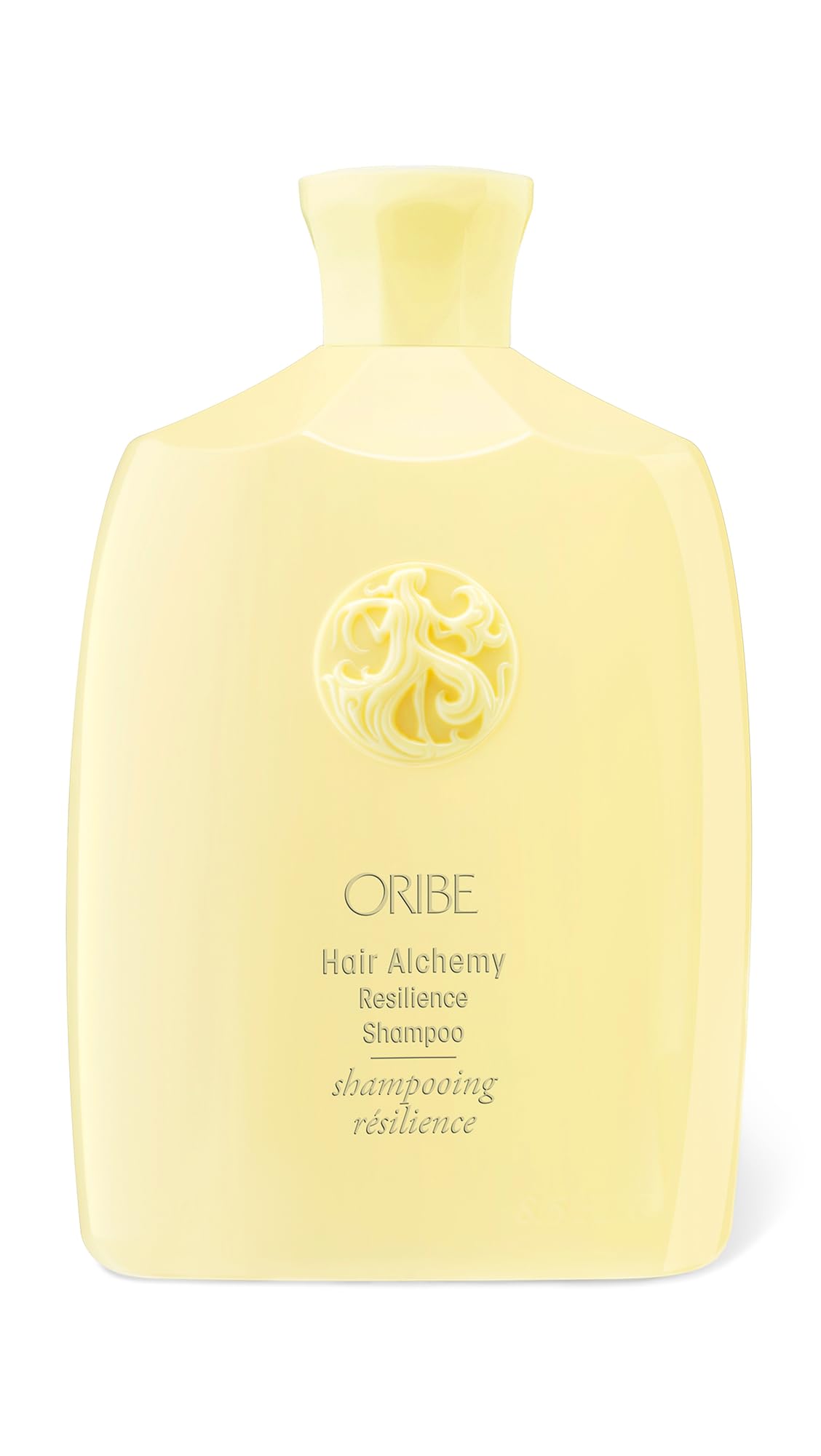 Oribe Hair Alchemy front bottle view showing elegant packaging and brand