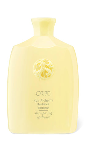 Oribe Hair Alchemy front bottle view showing elegant packaging and brand