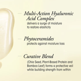 ORIBE treatment serum applied to hair for heat protection and smoothing