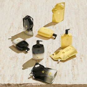 Oribe shampoo used in professional salon to strengthen fragile hair