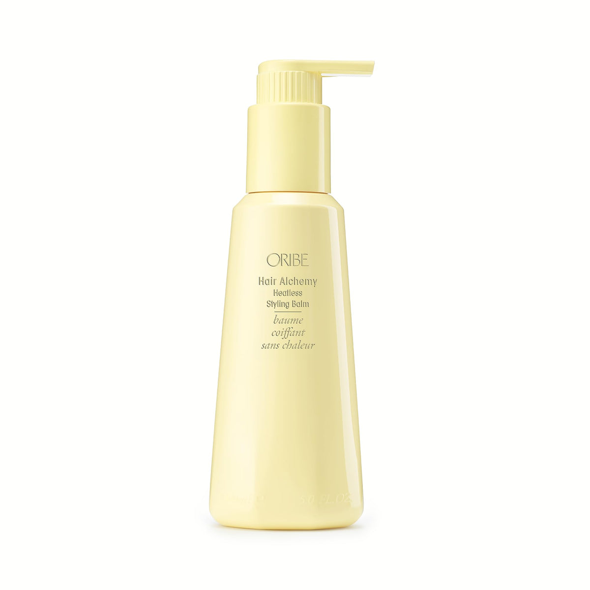 Oribe bottle front packaging showing label and 5oz size with elegant finish