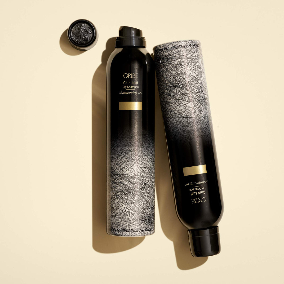 ORIBE lifestyle on bathroom counter showing salon-quality refresh at home benefit