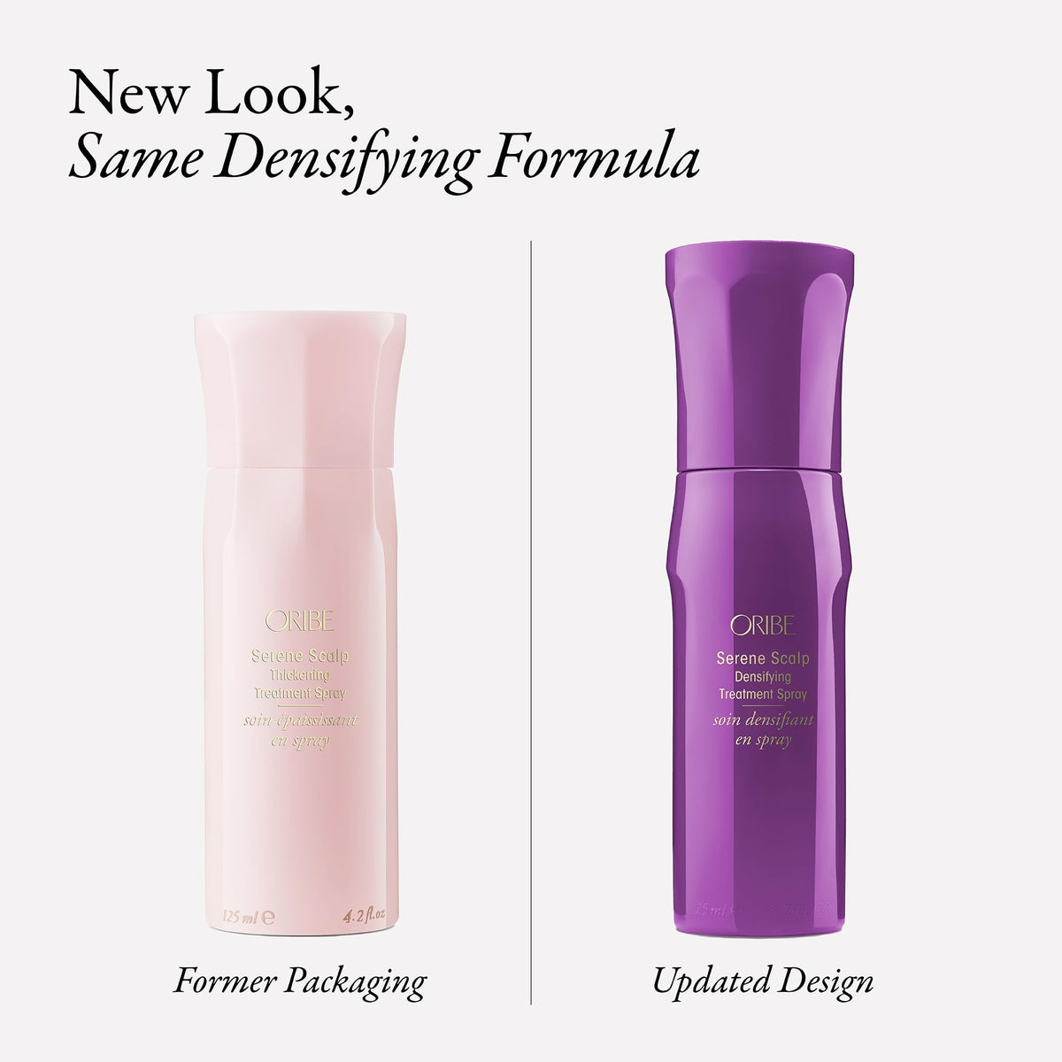 Oribe before and after roots lifted and fuller-looking crown for visible body