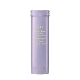 ORIBE front packaging of Serene Scalp dry shampoo powder, clear brand visibility and benefit