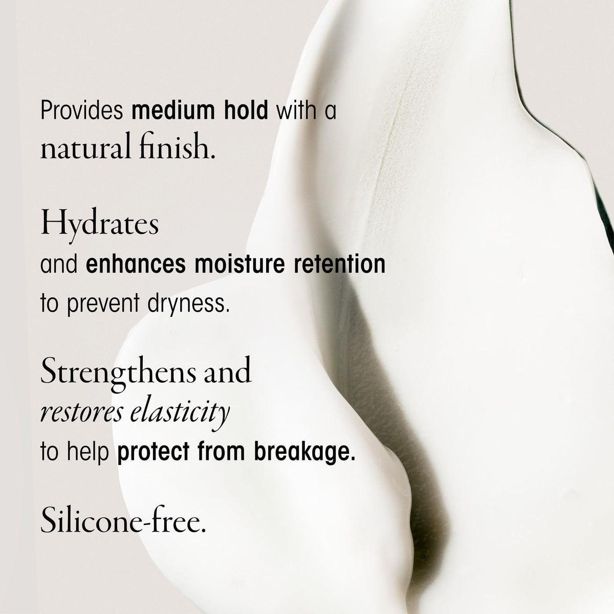Oribe shea butter and avocado oil ingredients emphasizing nourishing benefits