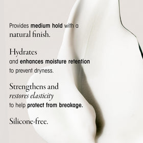 Oribe shea butter and avocado oil ingredients emphasizing nourishing benefits