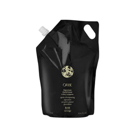 Oribe signature conditioner pouch front view showing packaging and premium look
