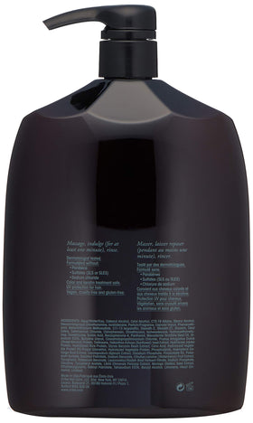 Oribe signature conditioner pump and cap detail for easy professional dispensing