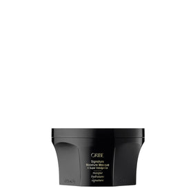 Oribe Signature Moisture Masque front jar view showing premium packaging and brand