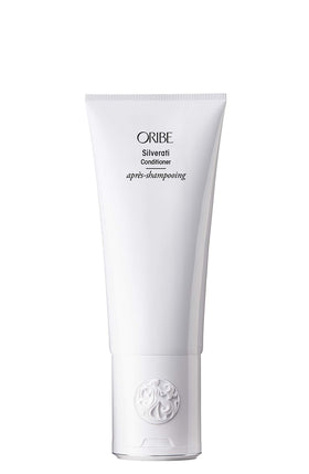 oribe bottle front showing product label and elegant packaging benefit brightening