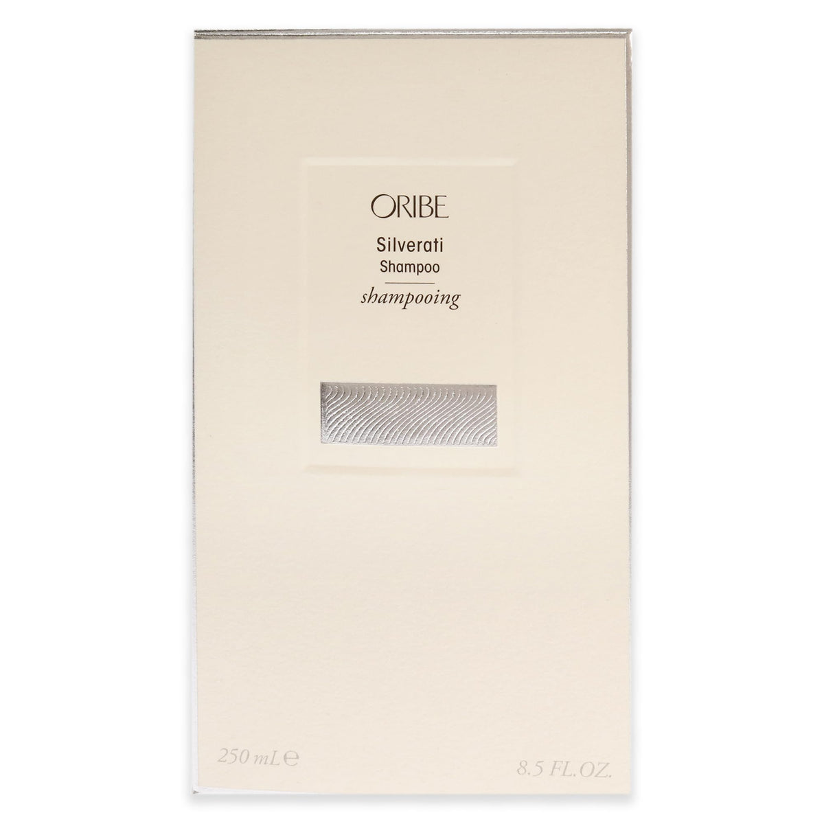 Oribe Silverati size comparison 8.5 oz illustrating bottle scale