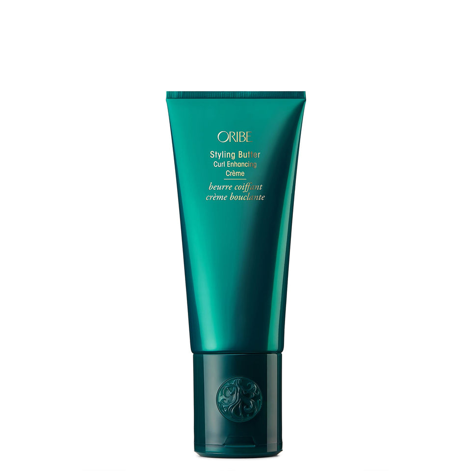 Oribe front jar showing product packaging and elegant design benefit clarity