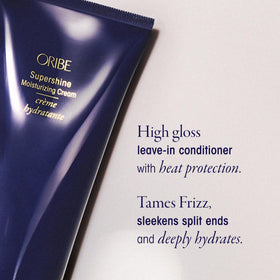 Oribe Supershine cream texture close-up demonstrating smooth moisturizing formula