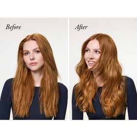 Oribe Supershine dispenser cap open for easy controlled application