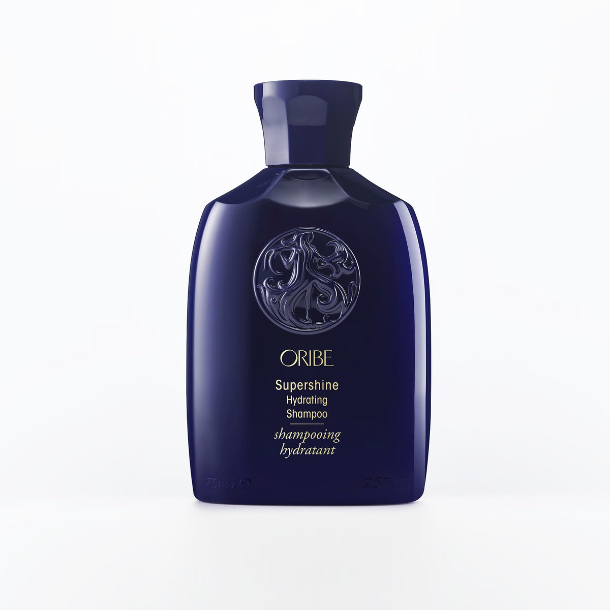 Oribe Supershine front packaging showing sleek bottle and product name for travel convenience