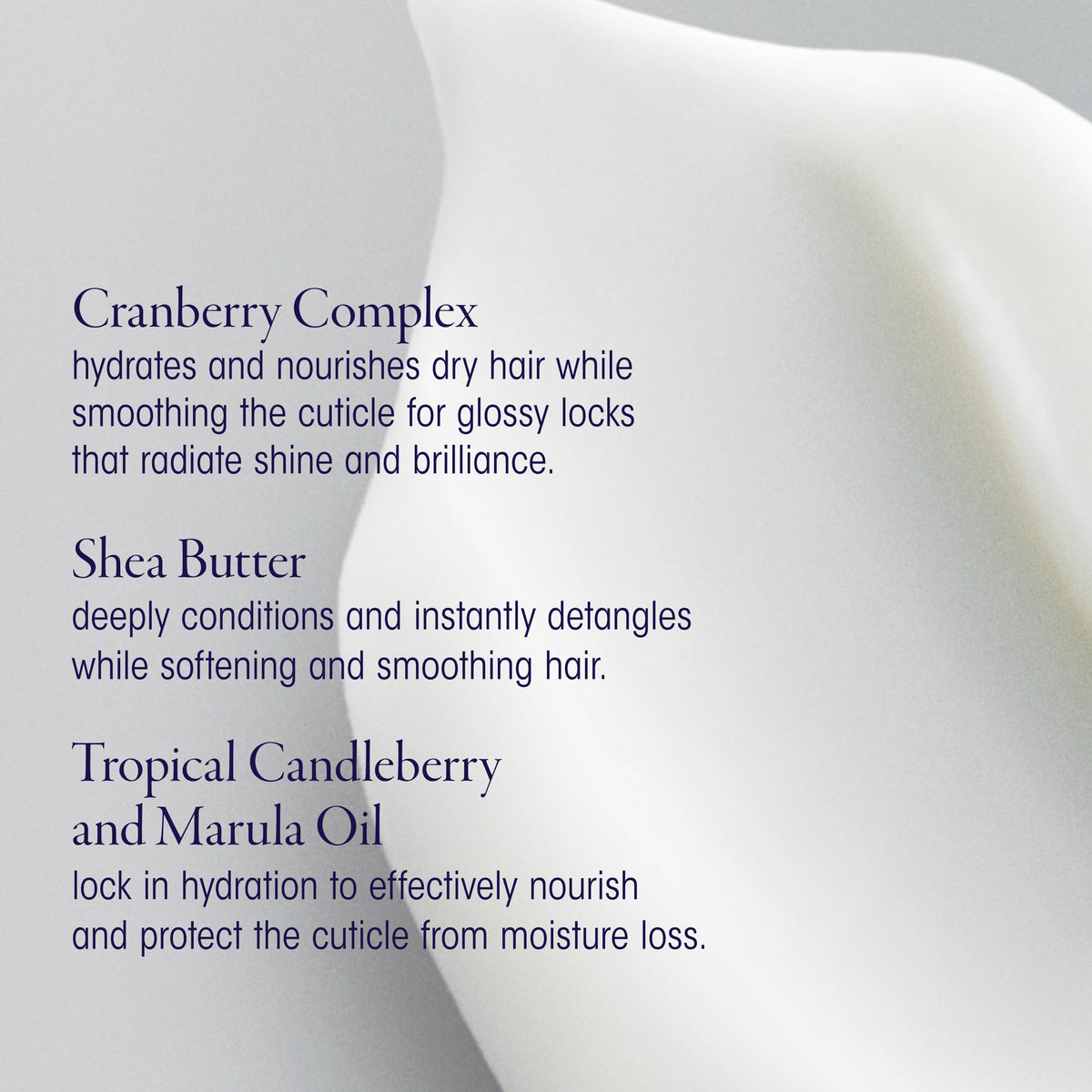 Oribe Supershine label and ingredients highlighting nourishing formula