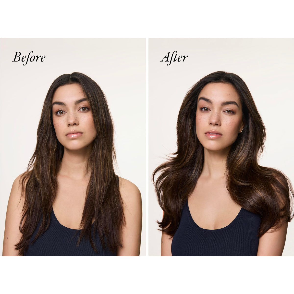 Oribe supershine liter refill bottle emphasizing salon-sized savings and moisture