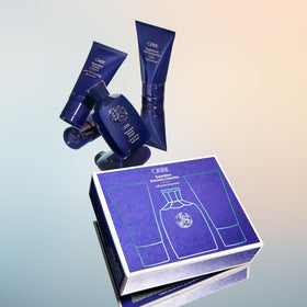 Oribe styled hair after Supershine regimen showing luminous shine and smoothness benefit