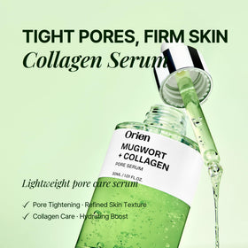Orien serum drop close-up showing lightweight texture and fast absorption