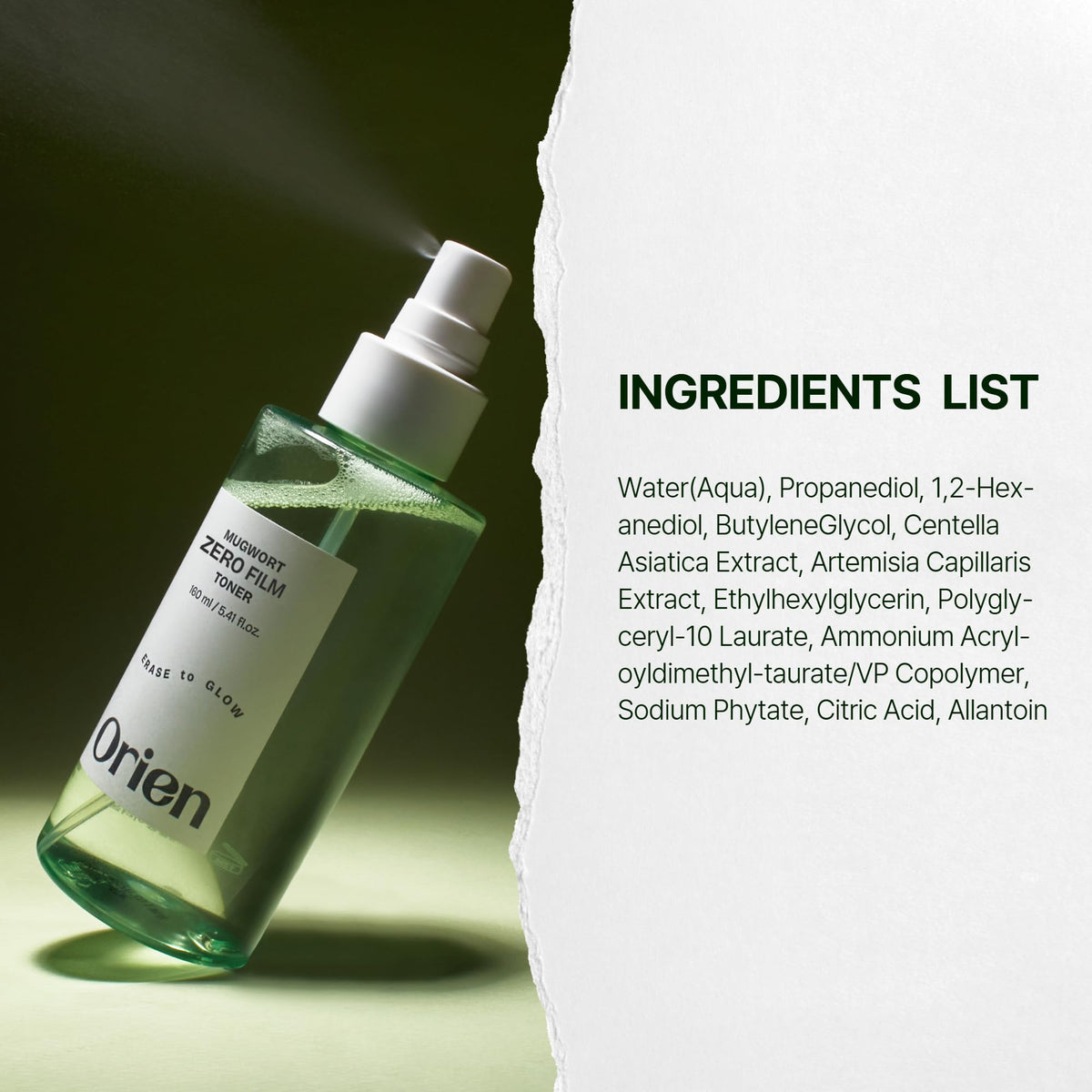 Orien bottle in travel pouch demonstrating portability and refresh benefit