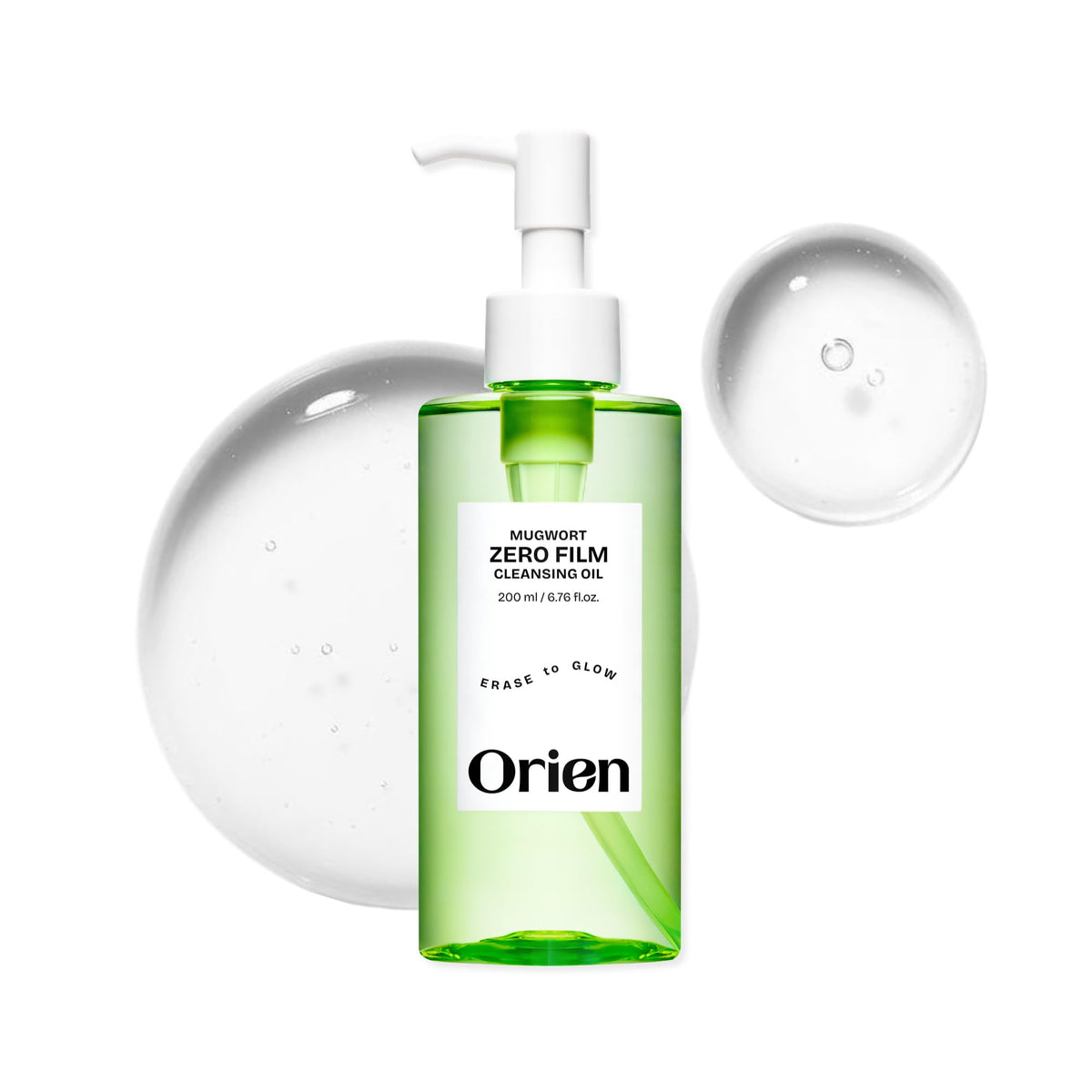 Orien front bottle showing label and clean design, visual reassurance