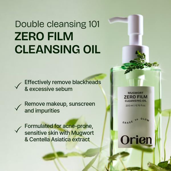 Orien removing mascara and lipstick to show effective makeup dissolving