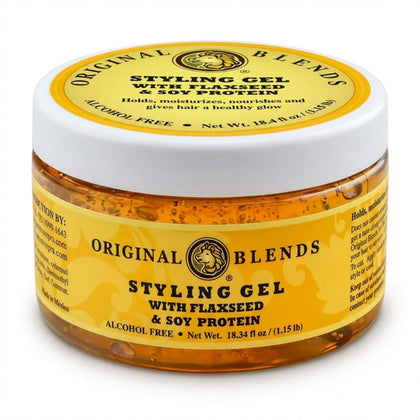 Original Blends front packaging showing jar and clean styling benefit