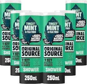 ORIGINAL SOURCE front packaging showing six 250ml bottles and branding fresh value