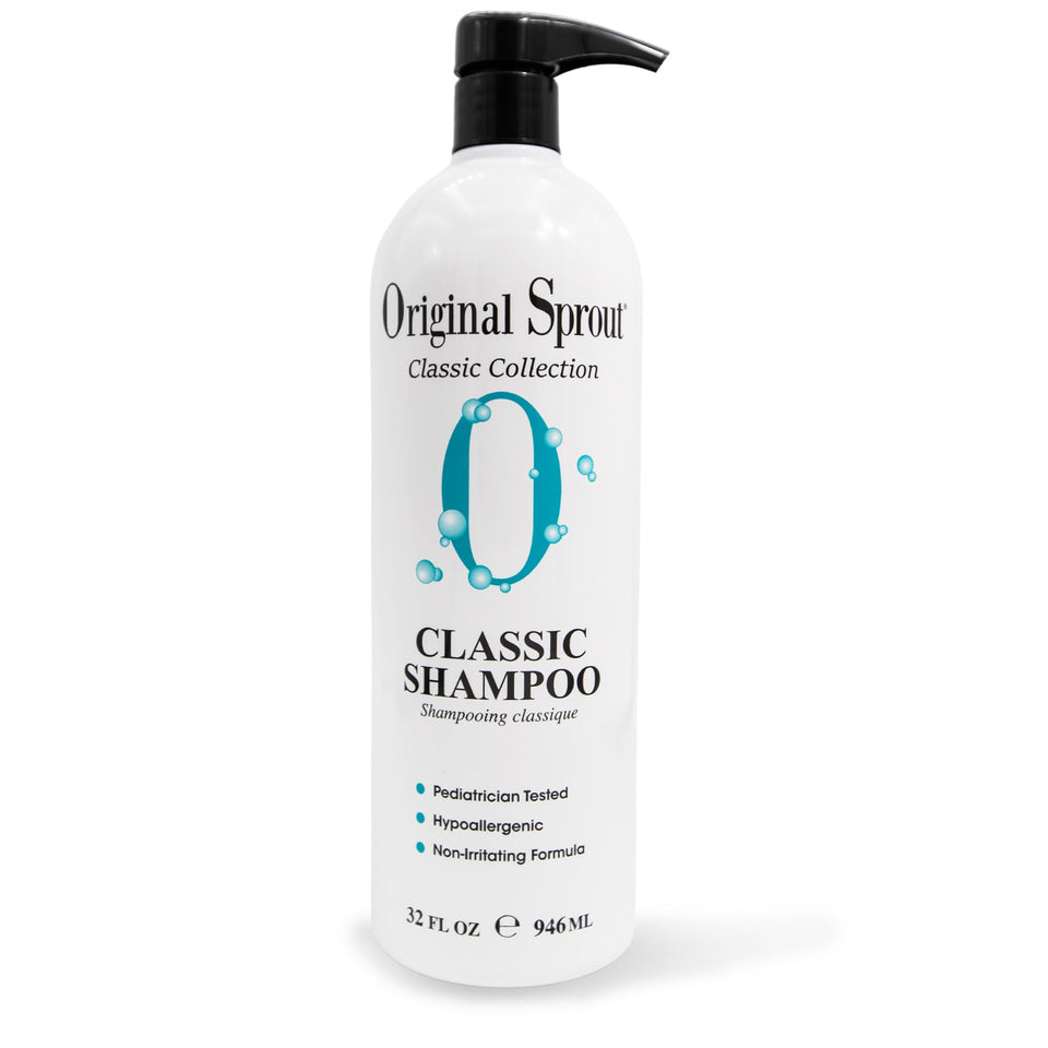 Original Sprout bottle front view showing label and benefits