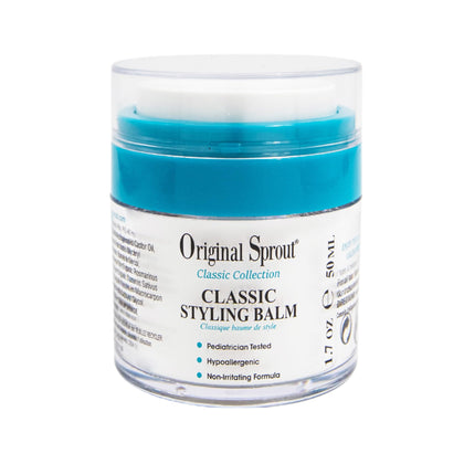 Original Sprout jar front view showing label and tidy packaging benefit